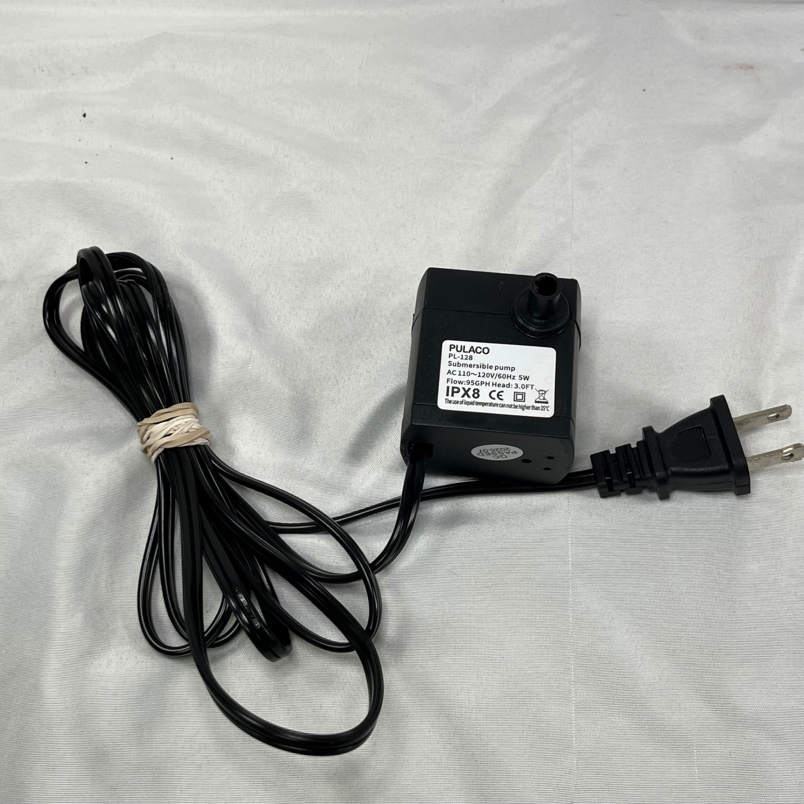 PULACO PL-128 Submersible Water Pump 95GPH 5W Aquarium Fish Tank Fountain IPX8