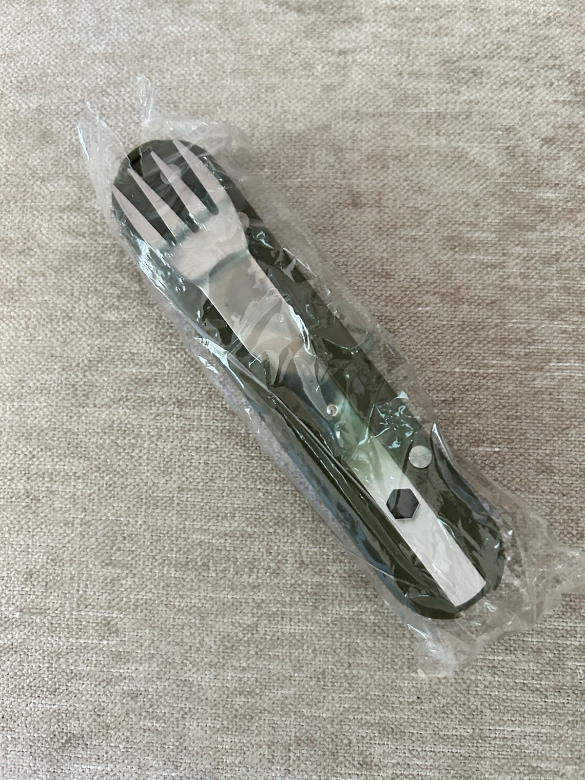 Ausonia Multi-Purpose Camp Tool Fork Knife Corkscrew STILL IN SHRINK Opened