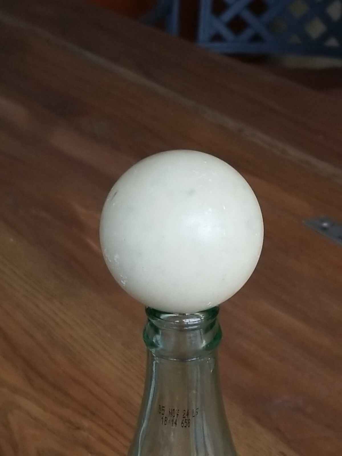 Pool Billiard Ball Cue Ball Solid Vintage Replacement 2 1/4"