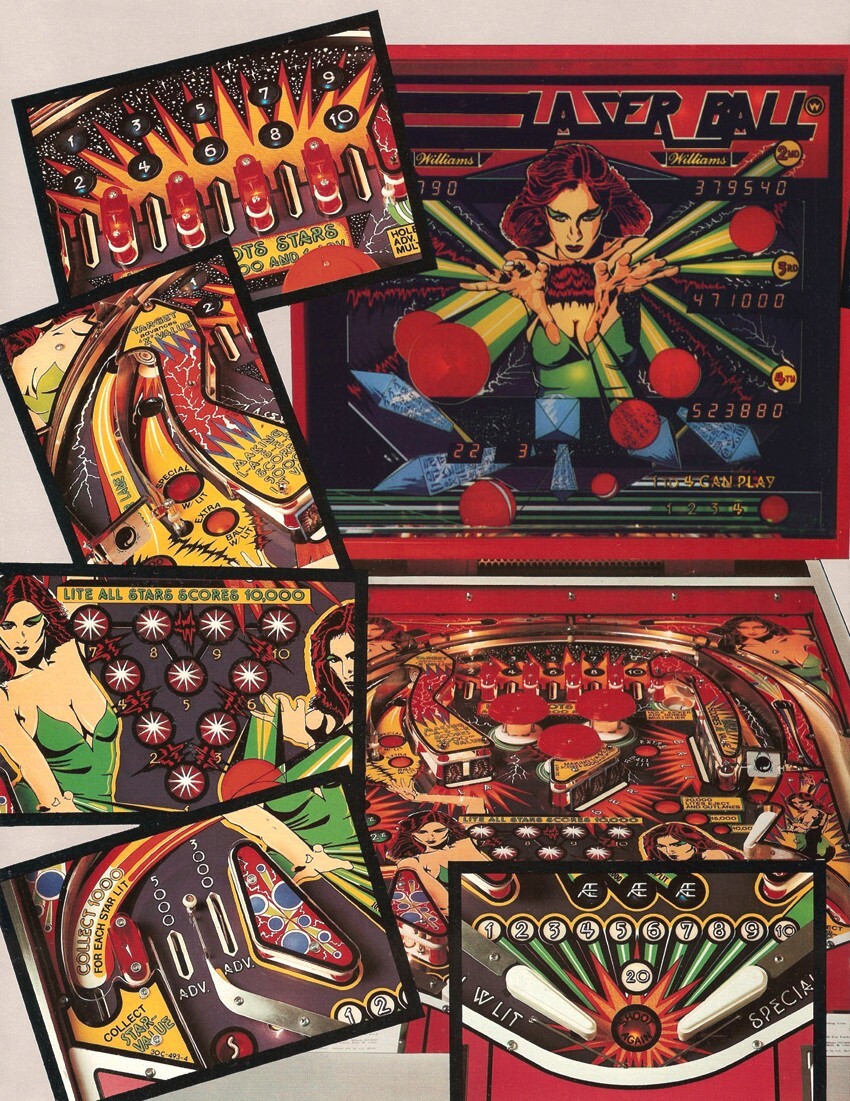 1979 Williams Laser Ball Pinball Machine Rubber Ring Kit