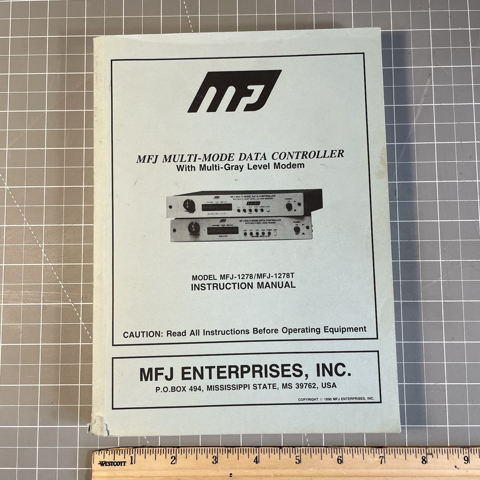 VTG 1990 MFJ-1278/MFJ-1278T Multi-Mode Data Controller Manual
