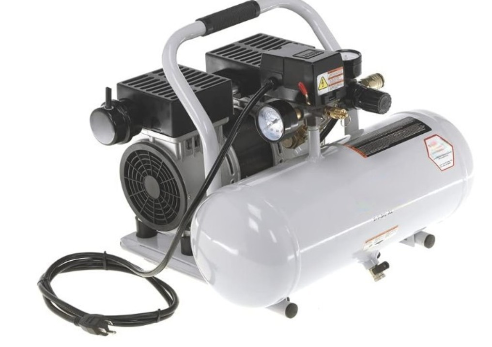 Hookah Scuba Diving 1 HP 115v Air Compressor w/ 2 outlets 1.6 Gallon Tank No Oil