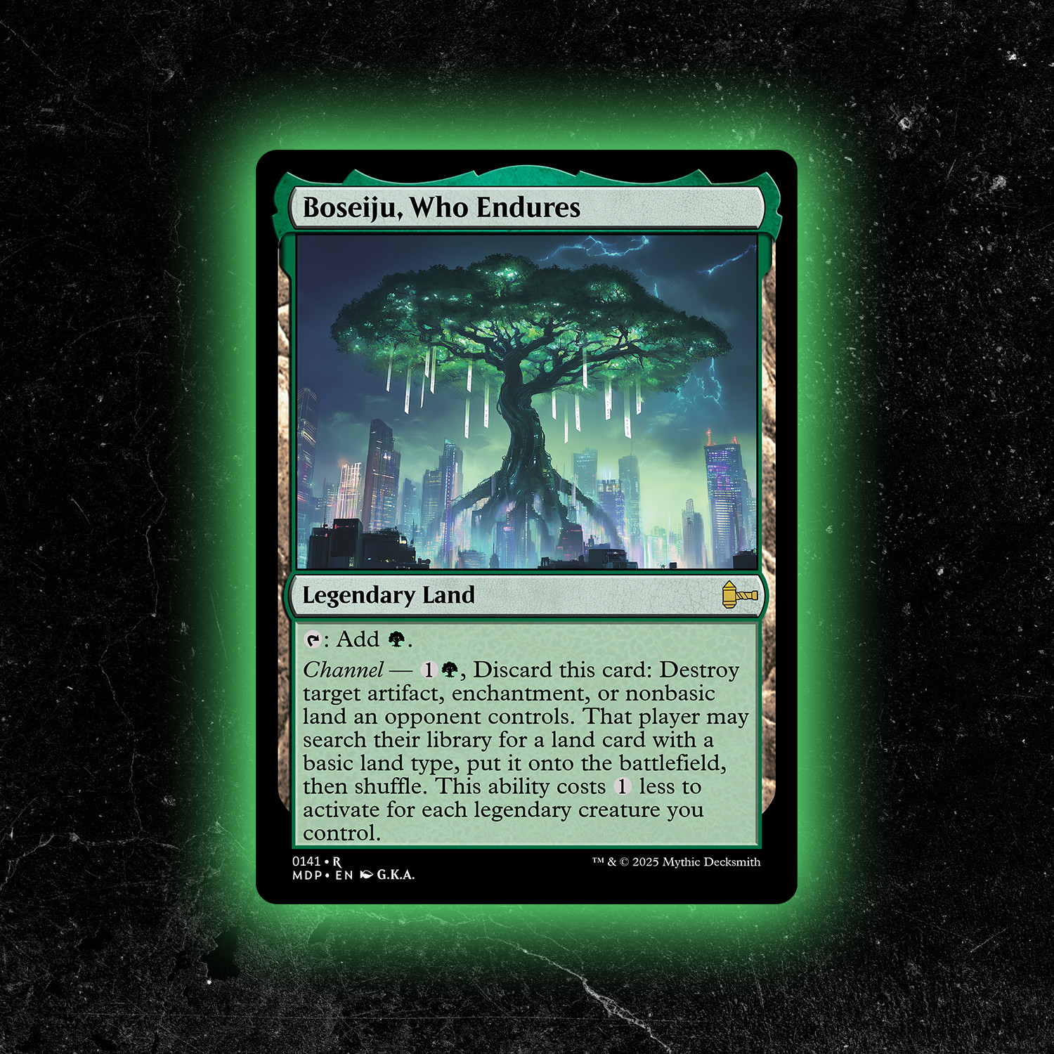 Boseiju, Who Endures - Custom Magic: The Gathering Card - High-Quality