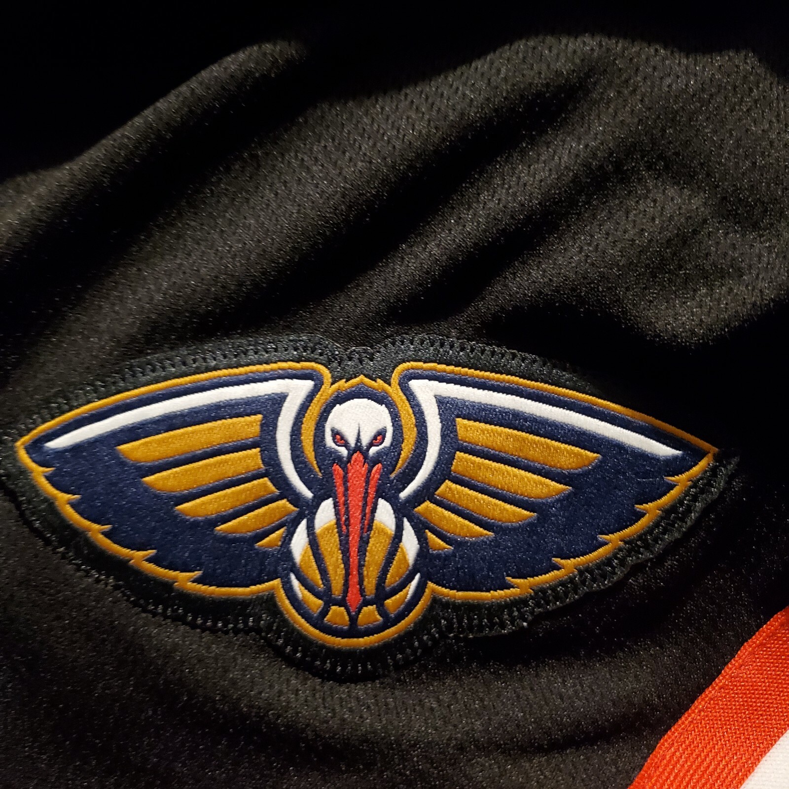 New Orleans Pelicans Mens Size Large Ultra Game NBA Basketball Shorts Black/Red