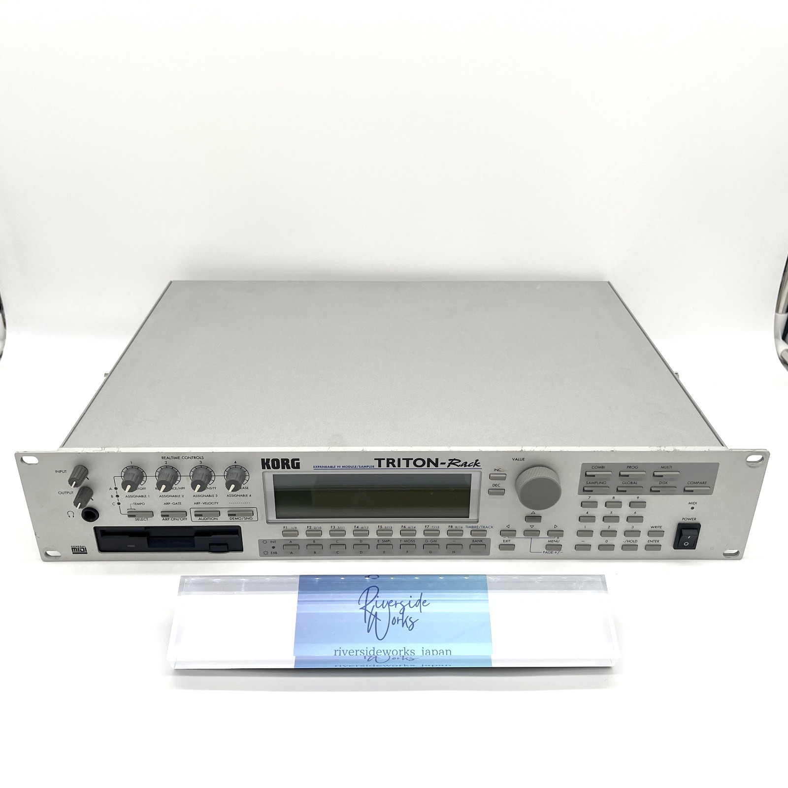 KORG TRITON RACK Sound Module Synth Synthesizer Sampler Used Tested from Japan