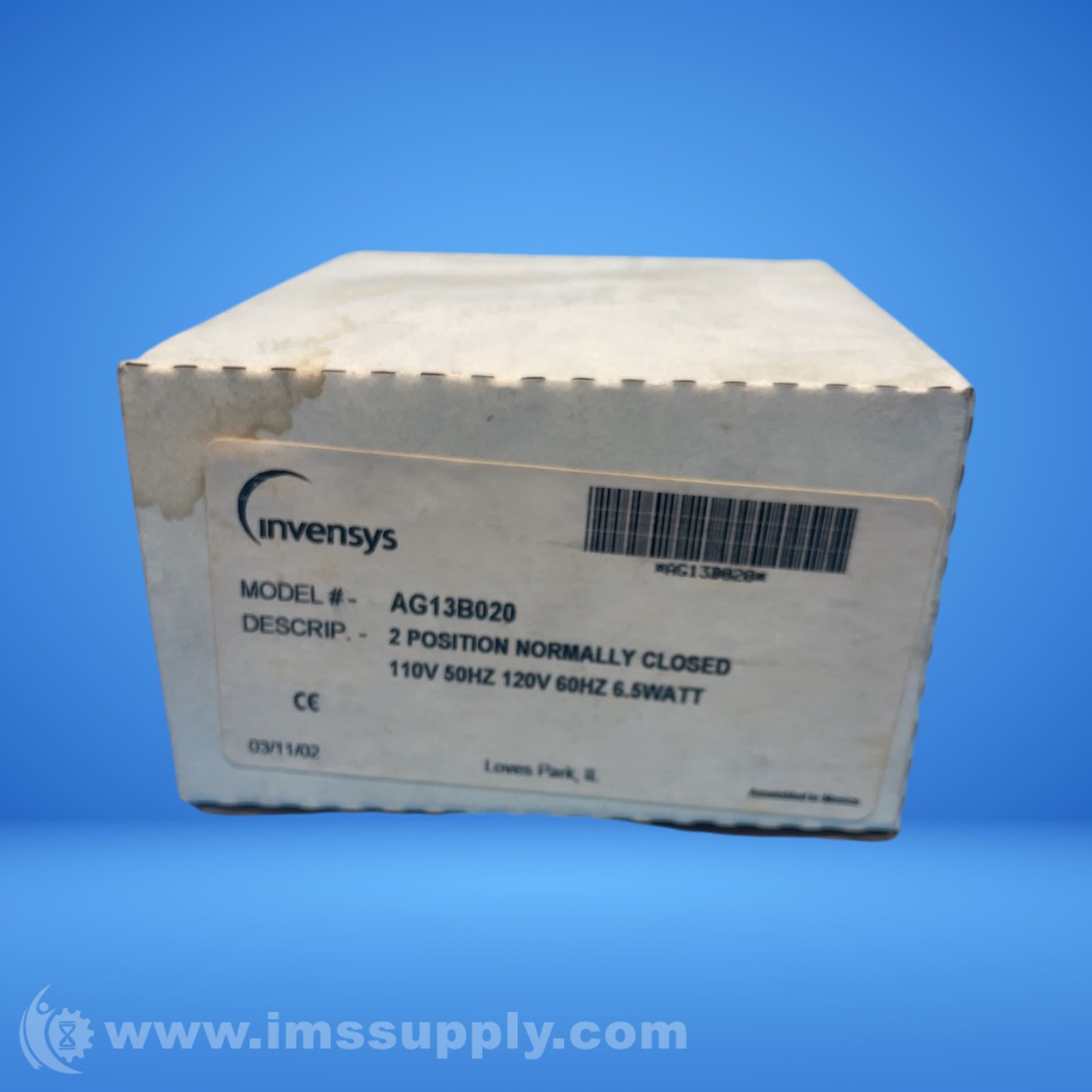 Invensys AG13B020 Electric Actuator FNOB