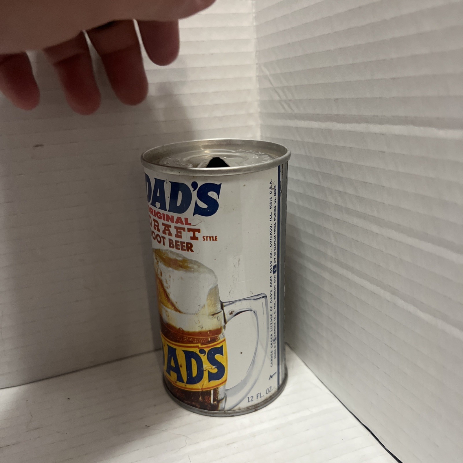 Cool Dads Root Beer "Ring Pull" Top 1970's Vintage Soda Can
