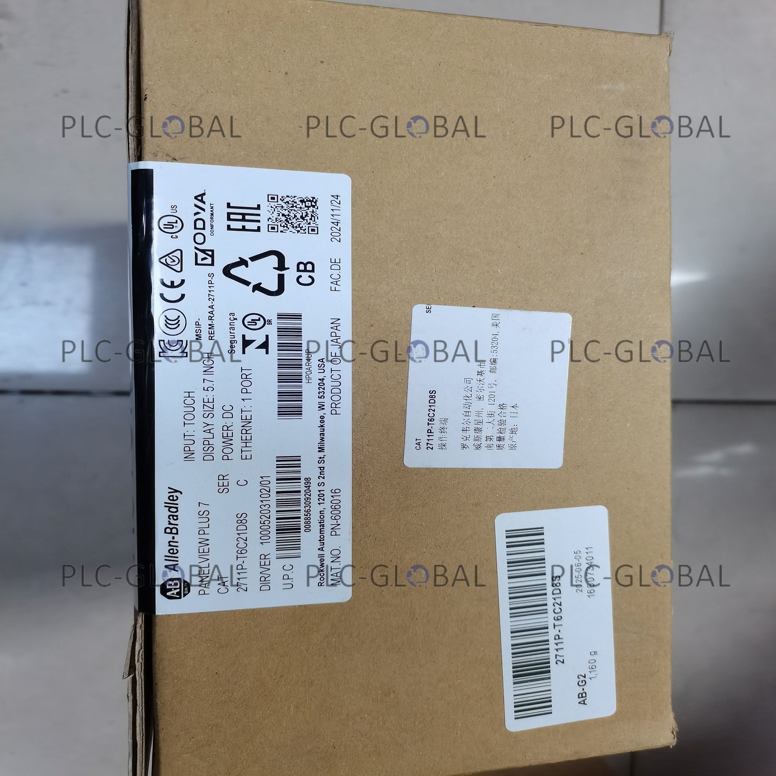 US Stock 1 Unit Brand New Allen-Bradley 2711P-T6C21D8S Warranty Included