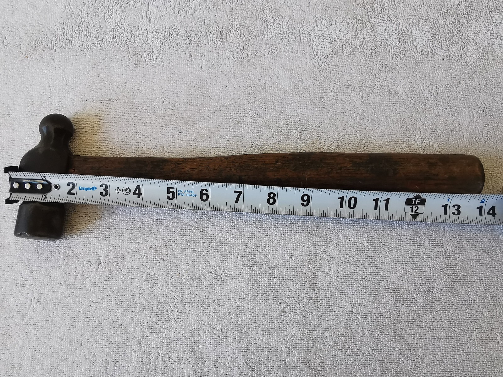 Antique Tool Vintage P&C #1316 Peterson & Carlborg Ball Peen Hammer