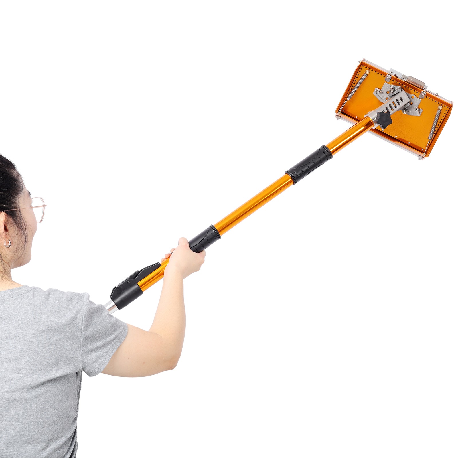 Adjustable Drywall Finishing Tool Plaster Box with Extendable Handle