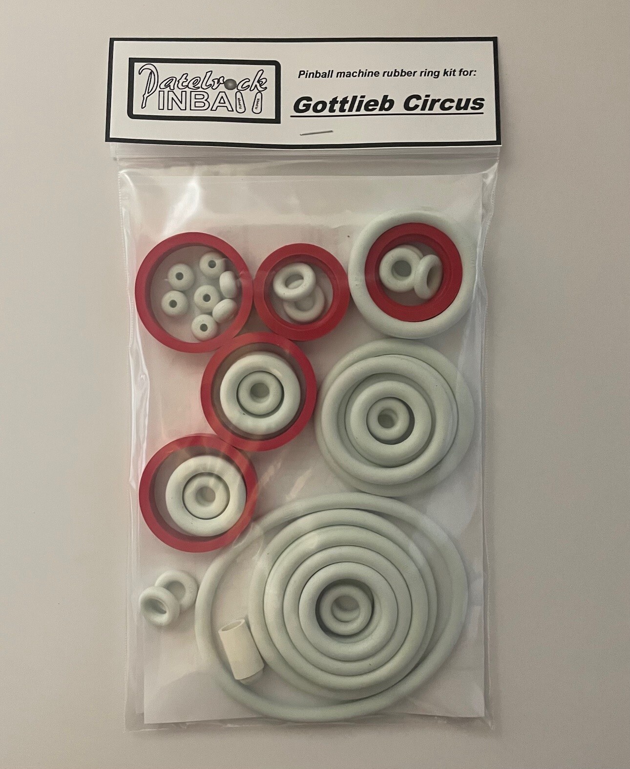1980 Gottlieb Circus Pinball Machine Rubber Ring Kit
