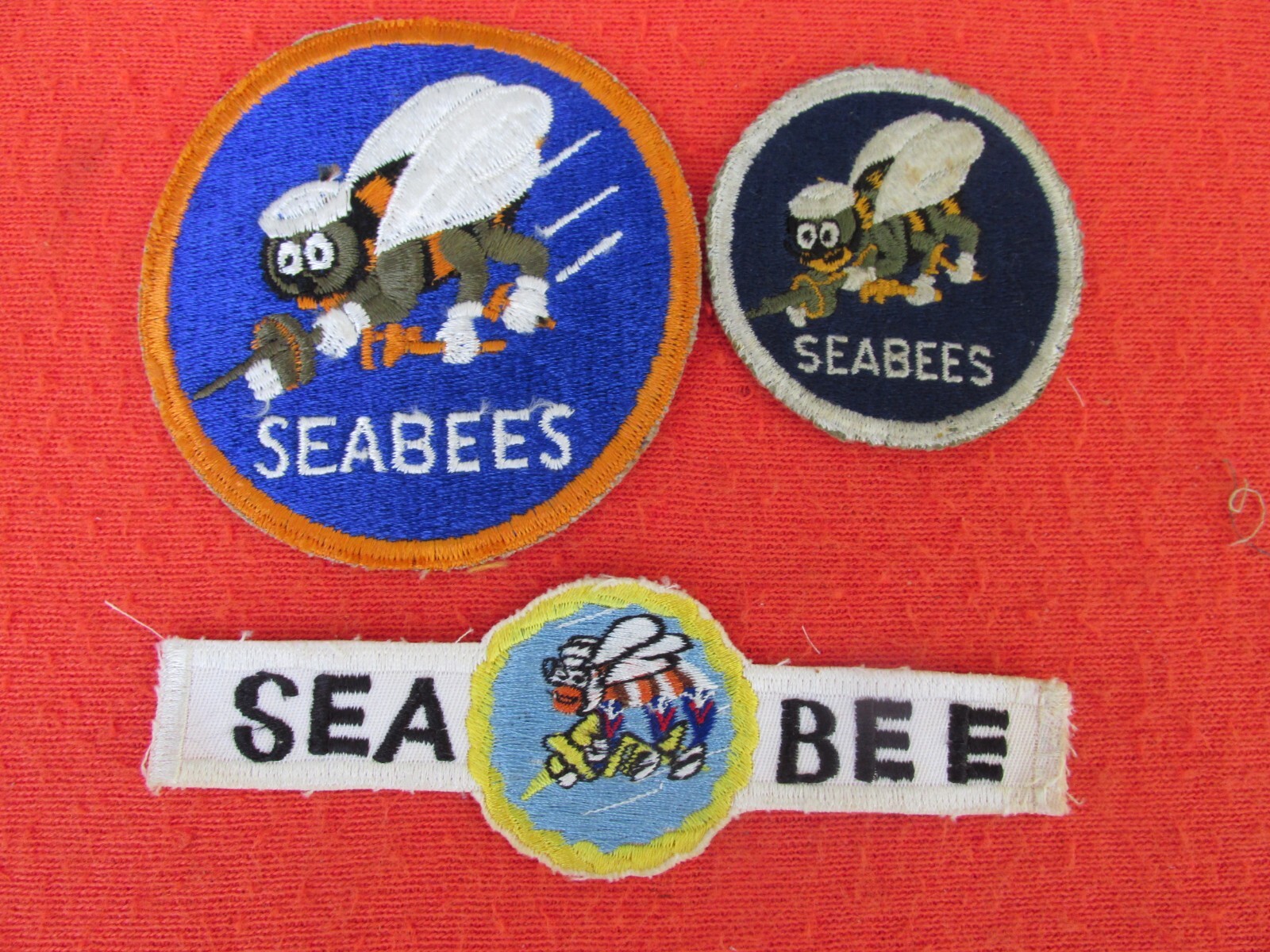 USN US Navy Naval Construction Battalion Seabee PATCH Collection