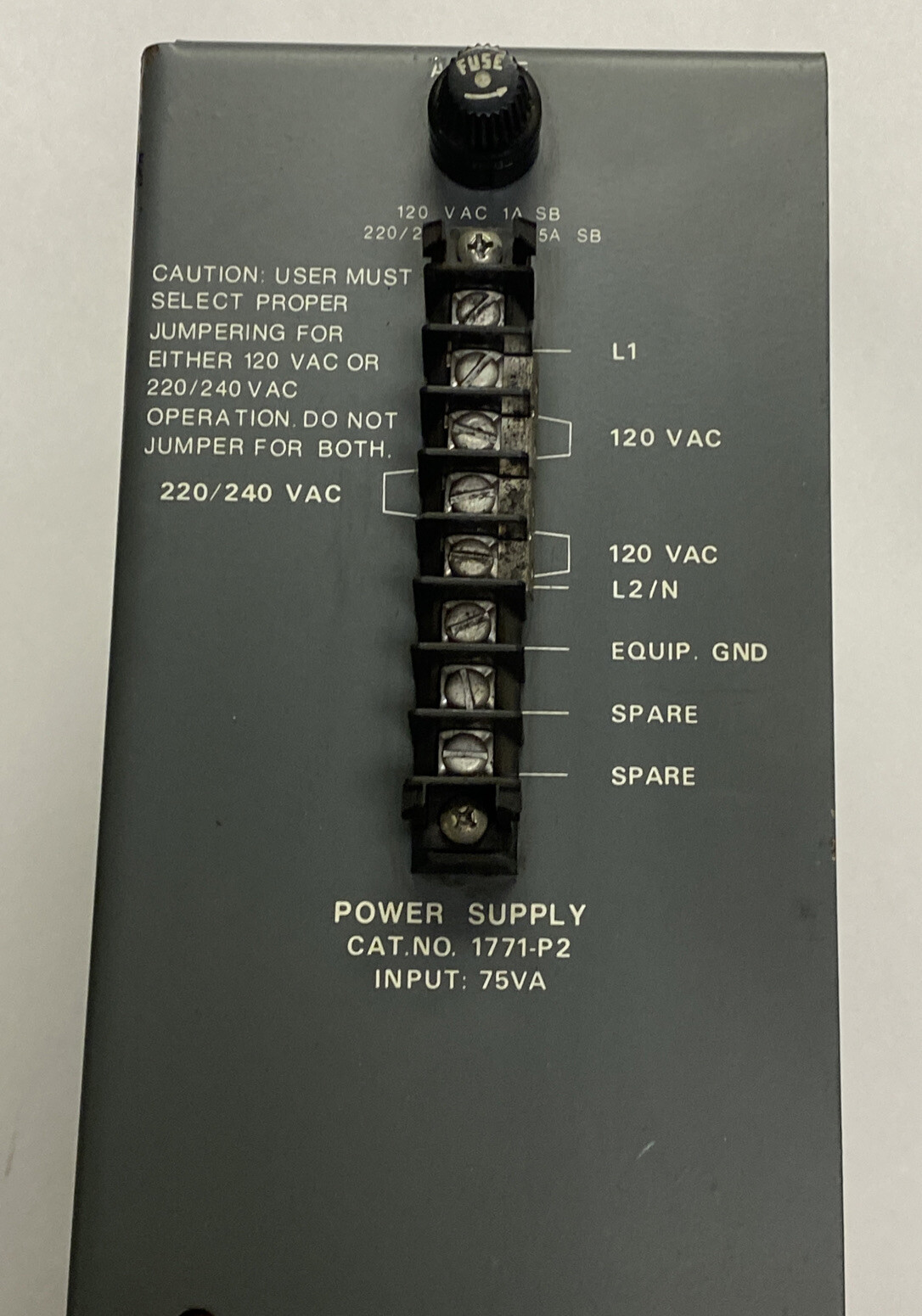 ALLEN BRADLEY,1771-P2,POWER SUPPLY