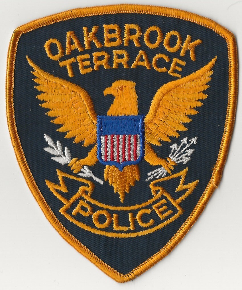 OAKBROOK TERRACE ILLINOIS POLICE Shoulder Patch New.