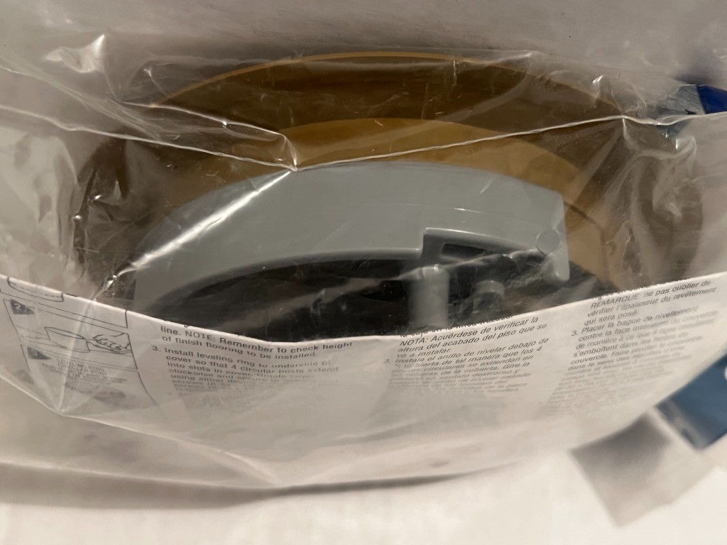 Carlon E97DSC LR - Nonmetallic Duplex Floor Box Cover - Round - Carmel - NEW