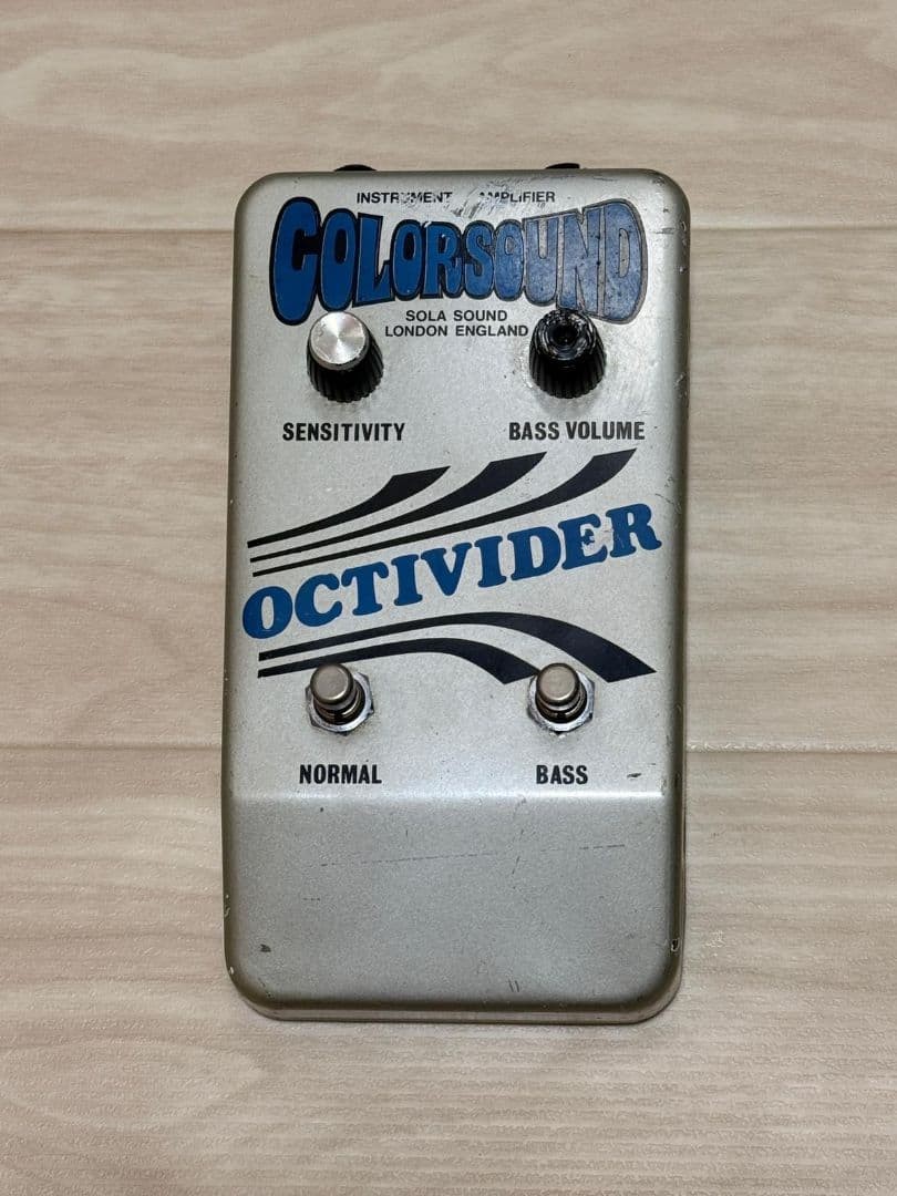 Colorsound Octivider Bass Effects Pedal 1973 Made in UK Tested
