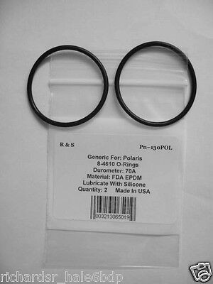 2 Polaris 8-4610 O'rings for Polaris Suction Cleaner 140/145/R&S 130POL/EPDM Mat