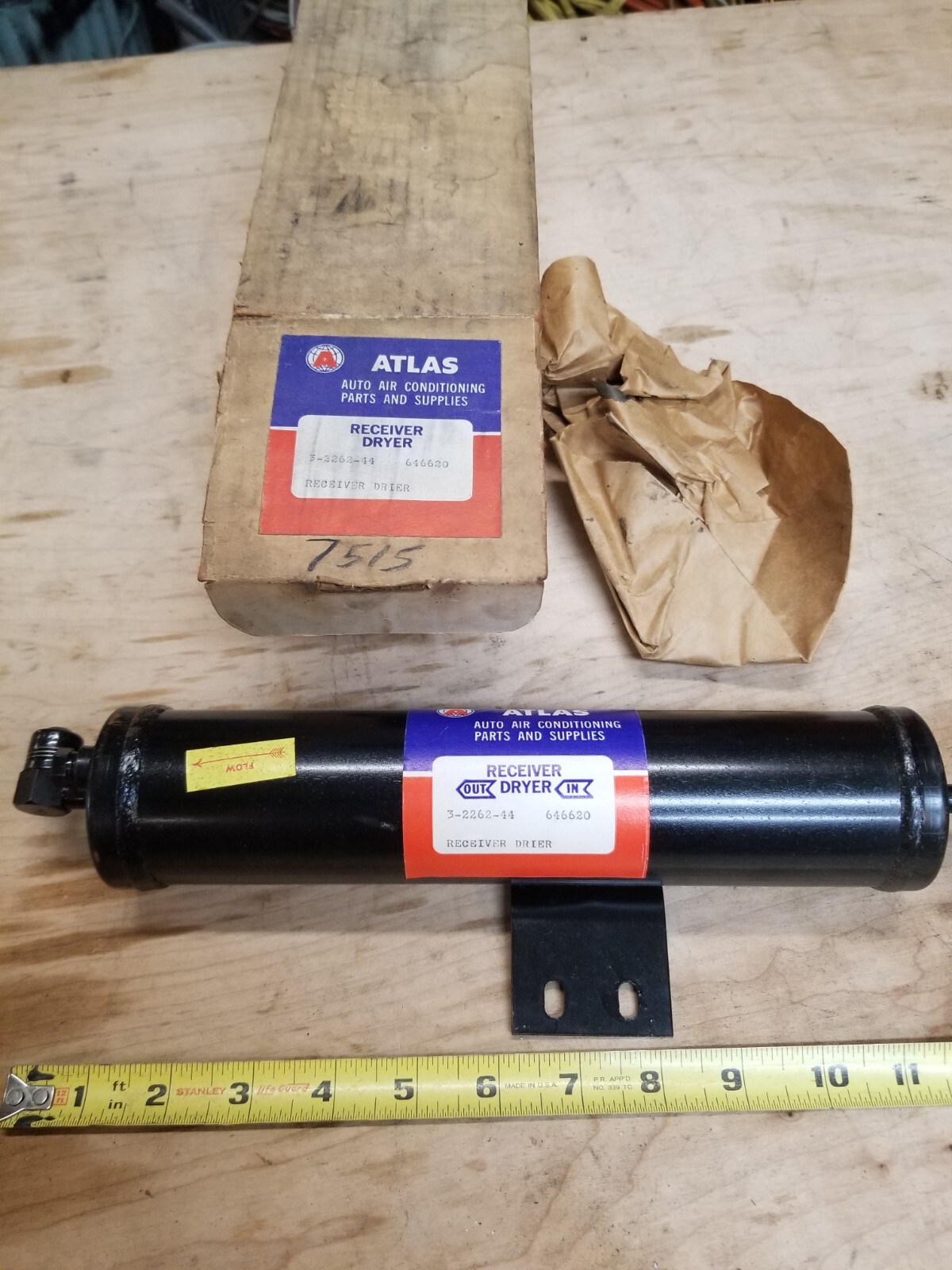 Atlas Receiver Dryer PT# 646620 Automotive Receiver Drier
