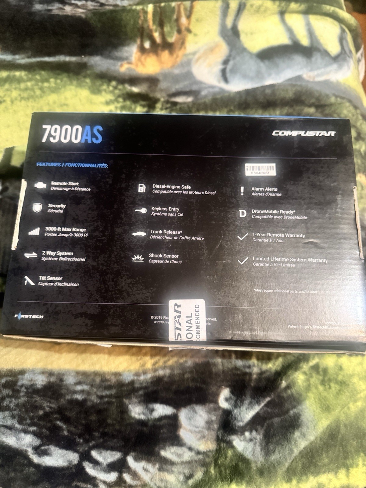 Compustar CS7900-AS 2-Way 3000-FT Range Remote Start Security + BLADE-AL Bypass