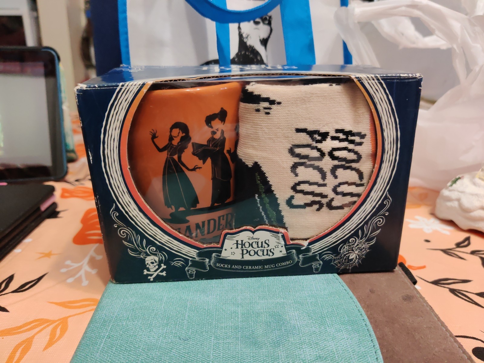 Hocus Pocus Socks And Ceramic Mug Combo