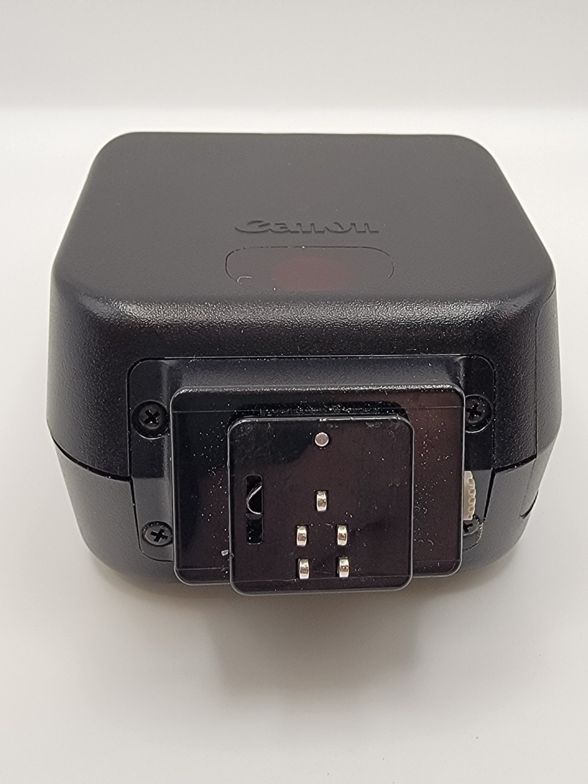 CANON Speedlight 200E Flash TESTED WORKS with Case CLEAN Battery Compartment