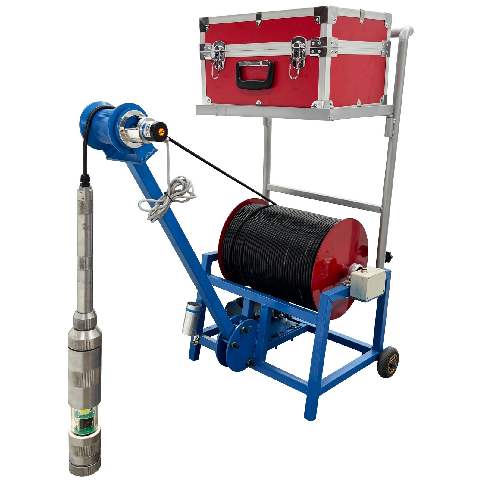 360 Rotating Drilling Camera 300M Deep Well Detector Underground Imaging 220V