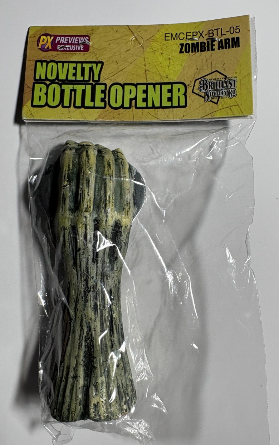ZOMBIE ARM Novelty 3.5" Bottle Opener MOC C-7.0 Brilliant / PX Previews