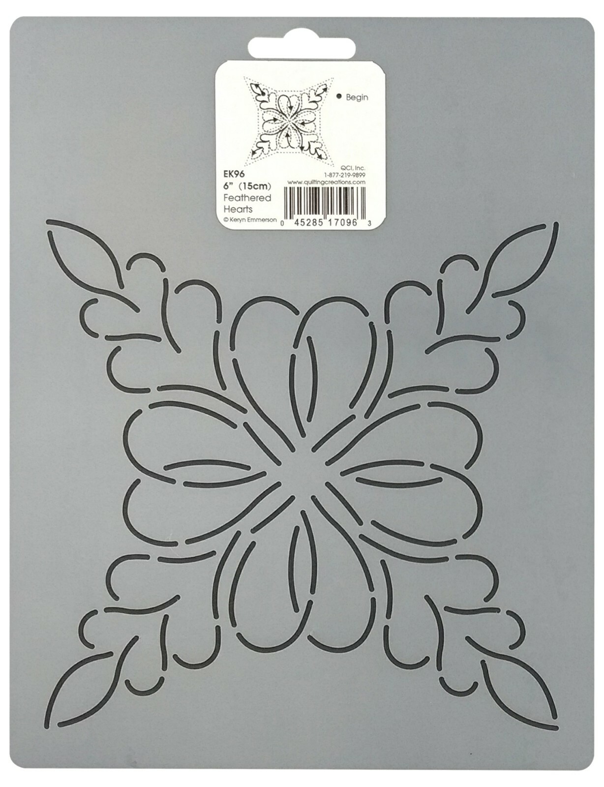 Quilting Stencils Feather Quilt Pattern Feathered Heart Block Quilters Stencil