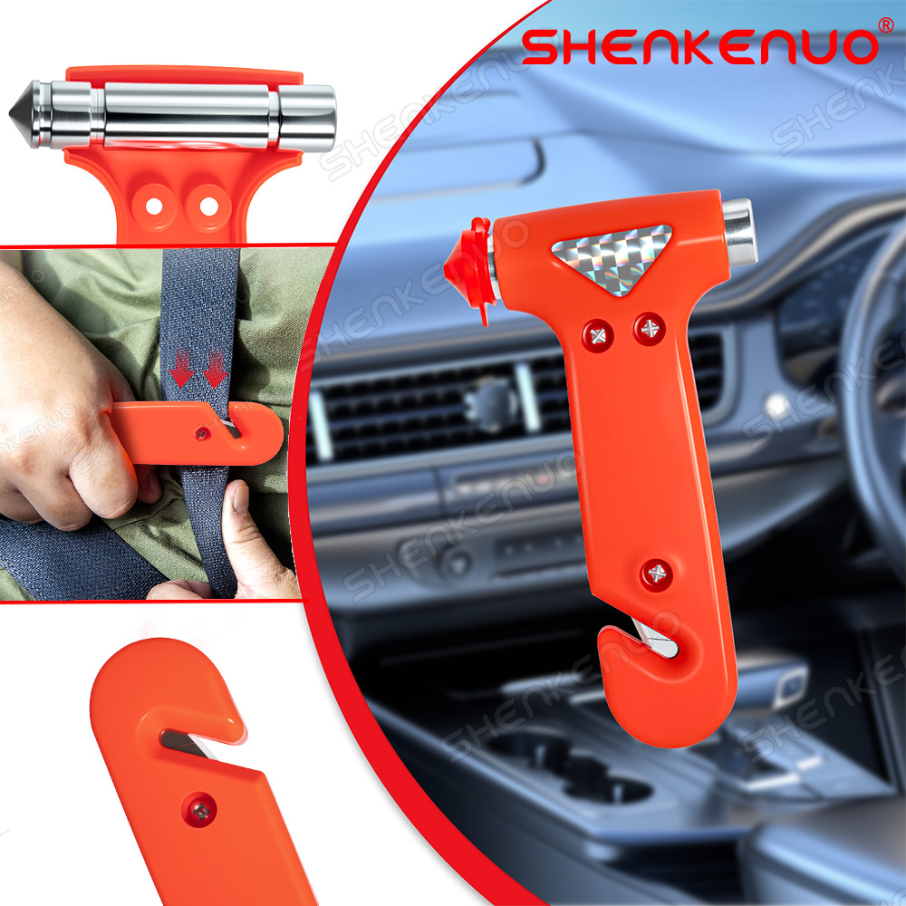 Car Emergency Escape Tool Safety Hammer Window Breaker Safeguarded Seat Belt Cut