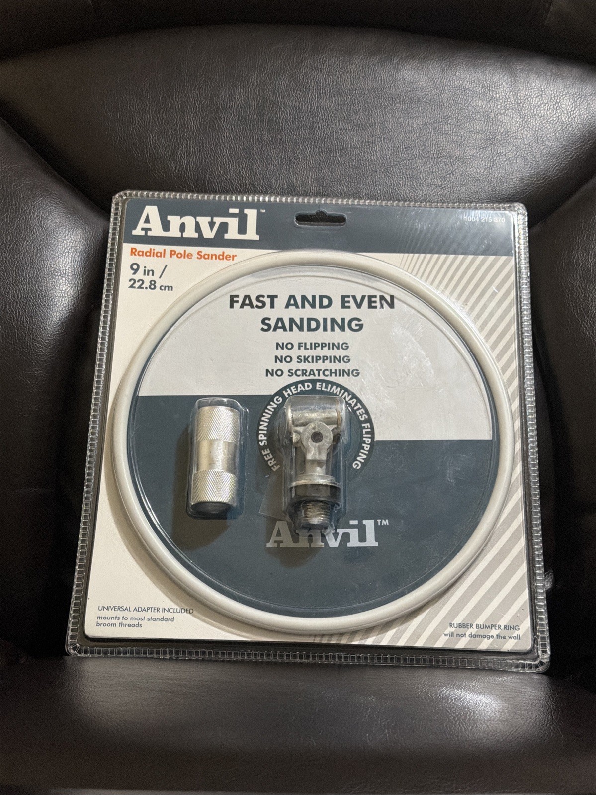 NEW Anvil 9 in Metal Radial Pole Sander Disc Durable Cast Aluminum