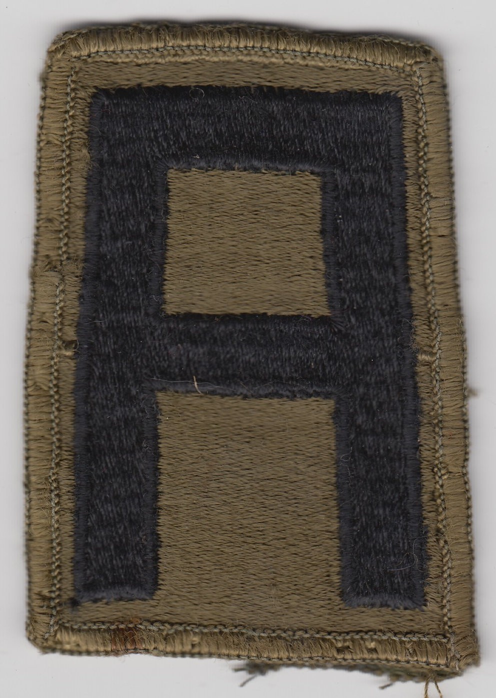 Vintage US 1st Army Patch Insignia Military First In Deed Subdued Merrowed Edge