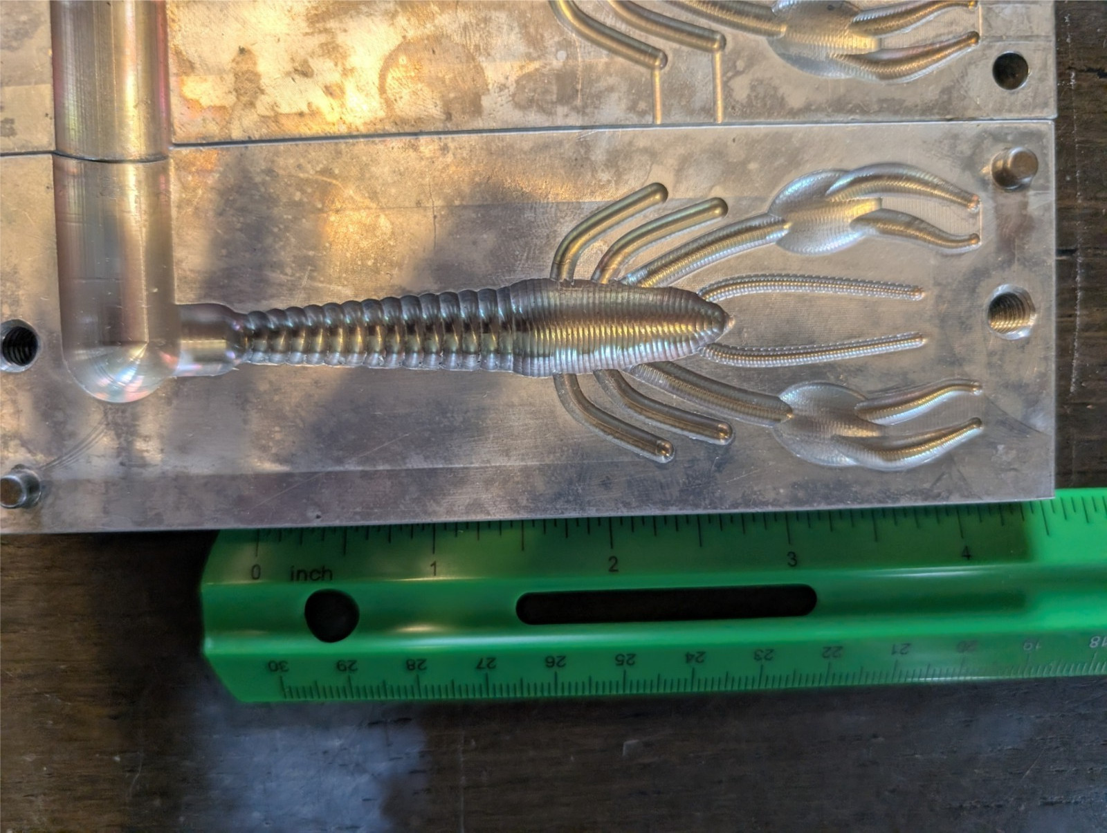 Soft plastic injetion mold 4in Crawfish