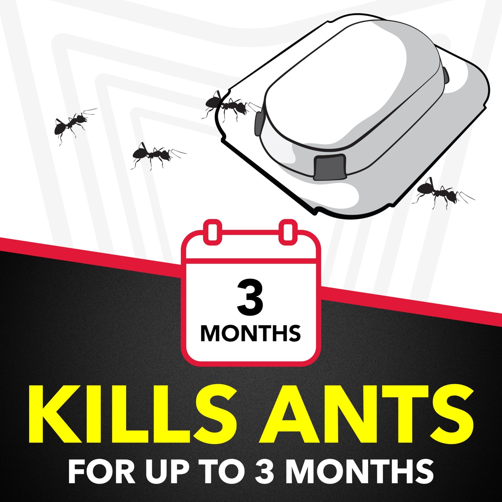 Raid Ant Killer Baits, For Household Use, Kills the Colony, 4 Count, White