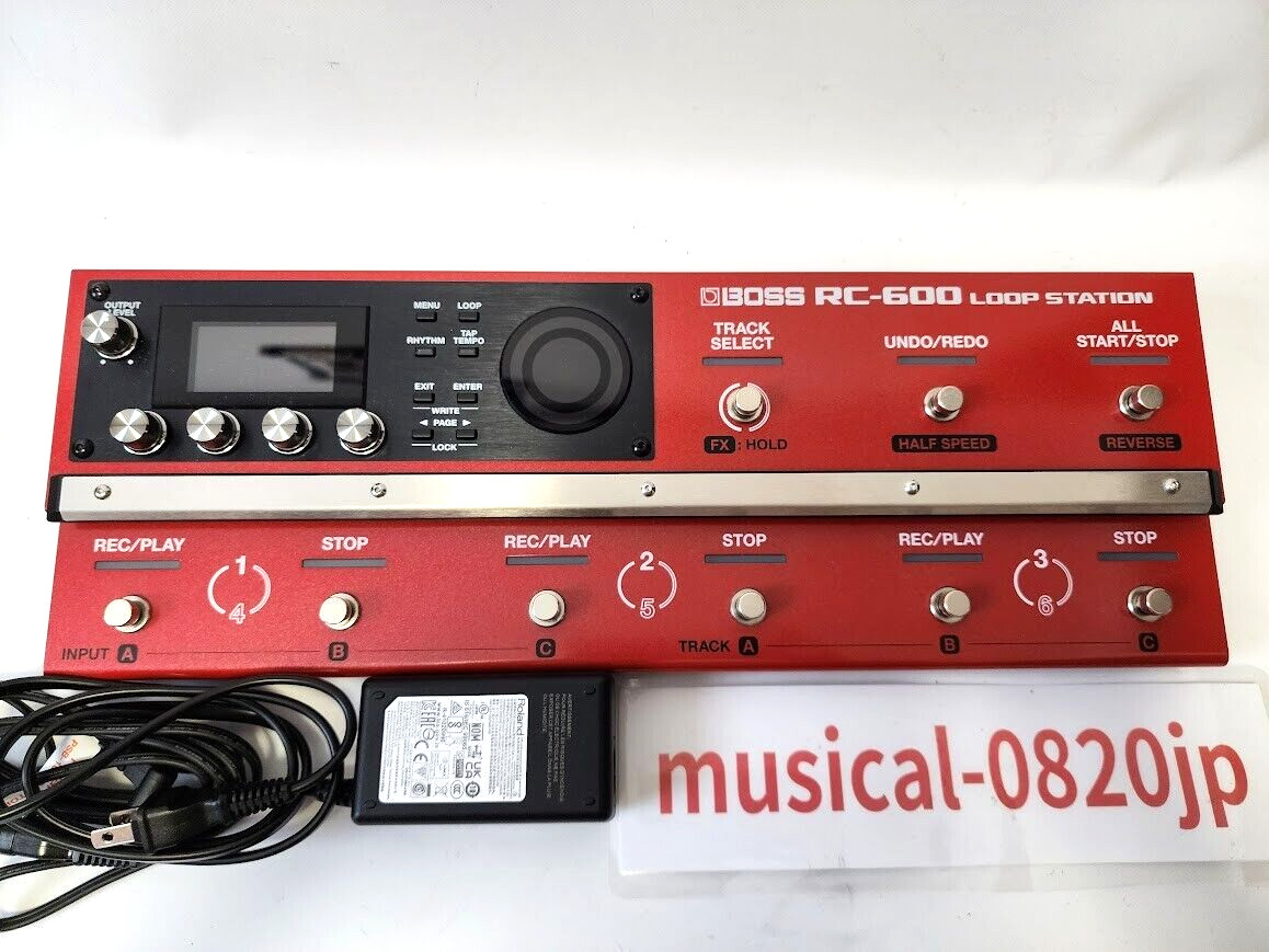 BOSS RC-600 Loop Station Looper Sequencer Electric Guitar Effect Pedal