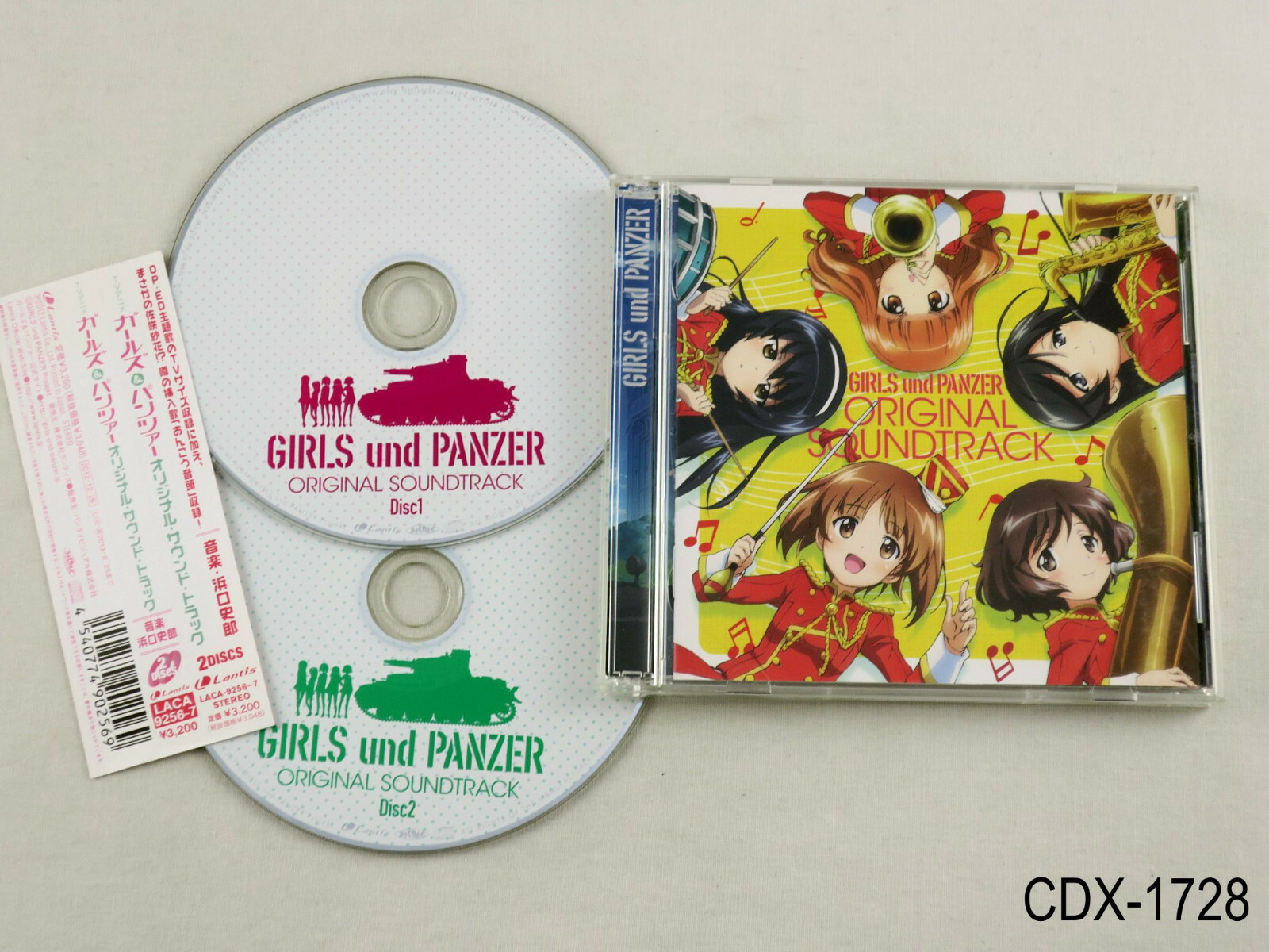 Girls und Panzer OST TV Anime Original Soundtrack Japanese Import 2 CD Japan &