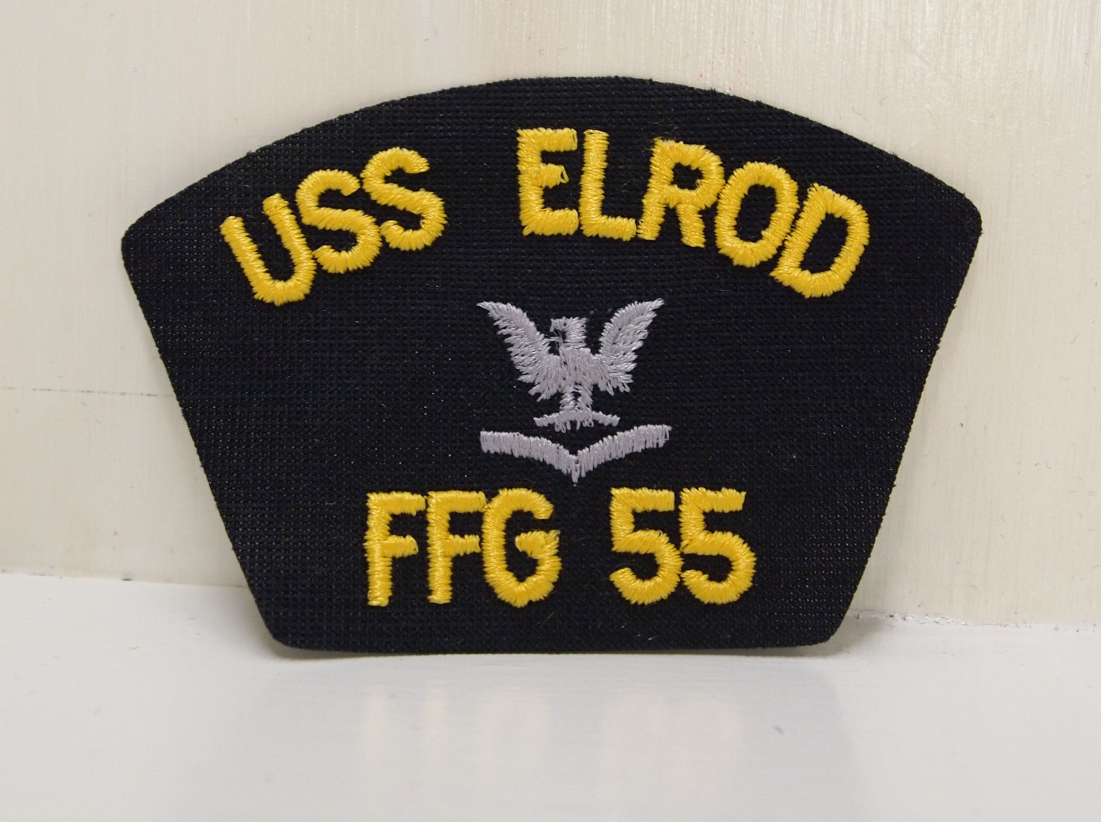 USS Elrod FFG 55 with officer eagle 3rd class patch patches USN US Navy NEW