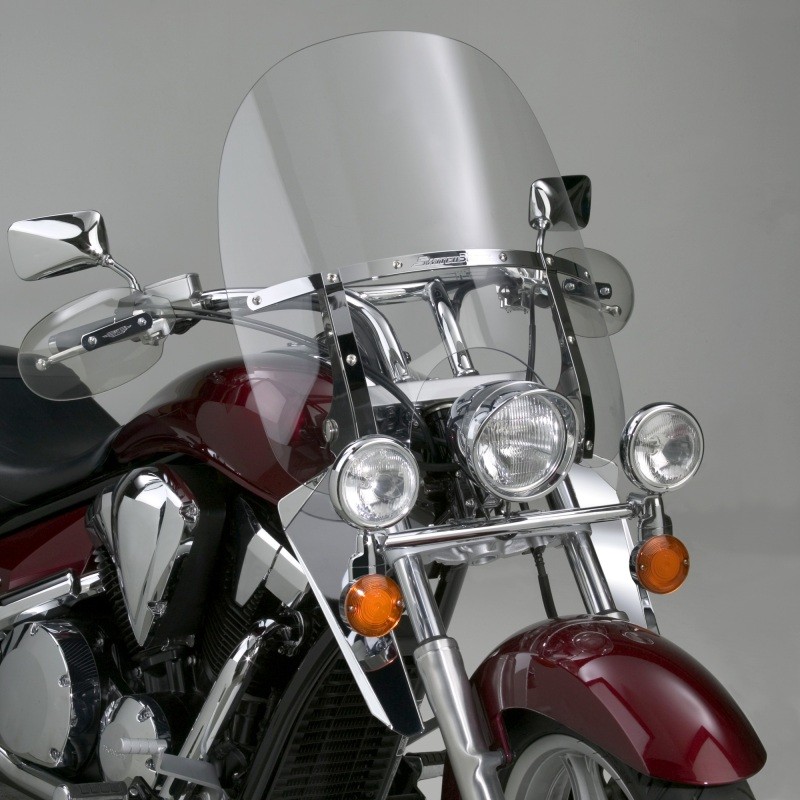 National Cycle N21107 SwitchBlade Two Up Windshield - Clear