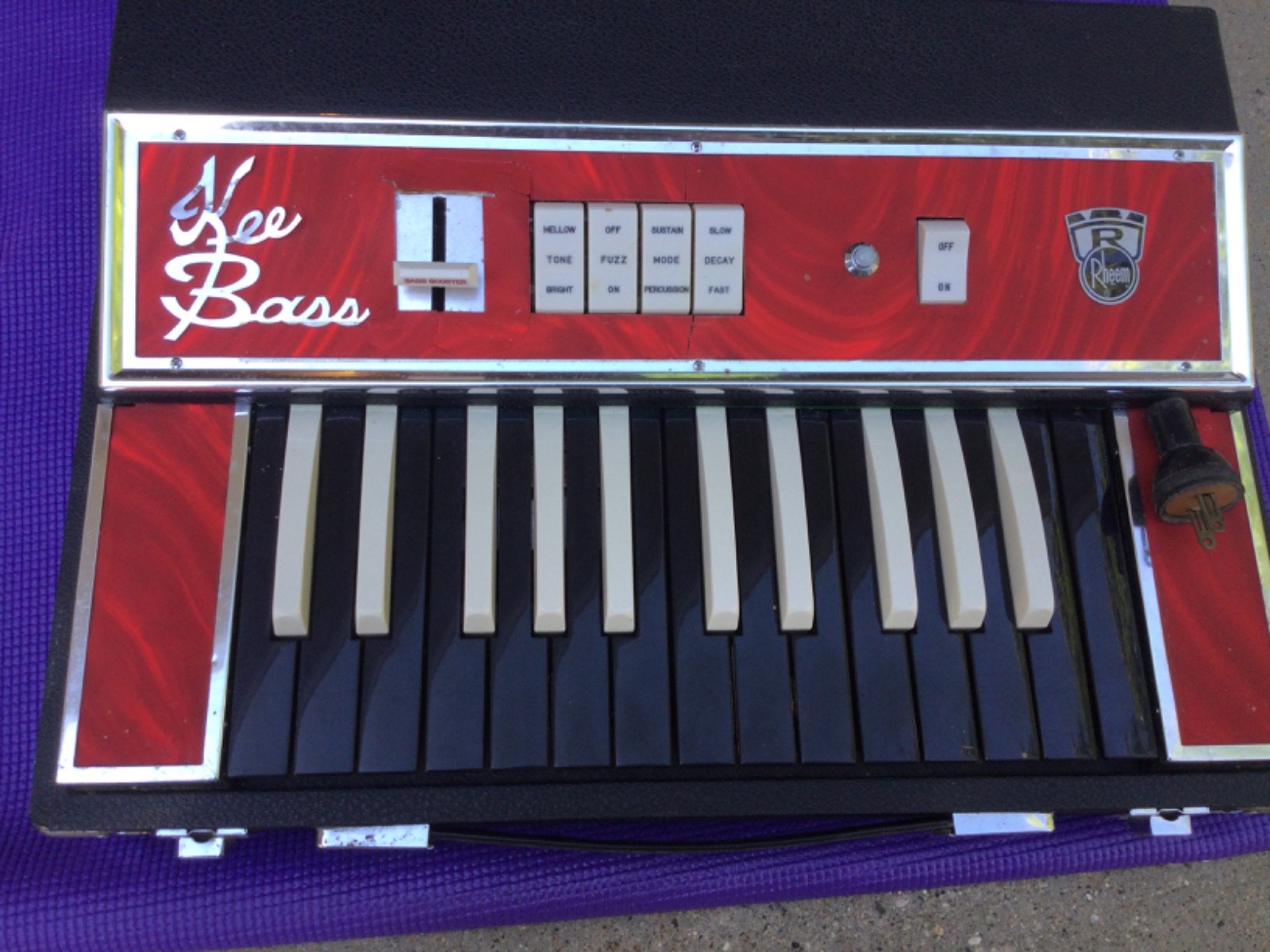 Rheem Kee Bass Combo Organ / Bass Synth Synthesizer--For Parts or Repair