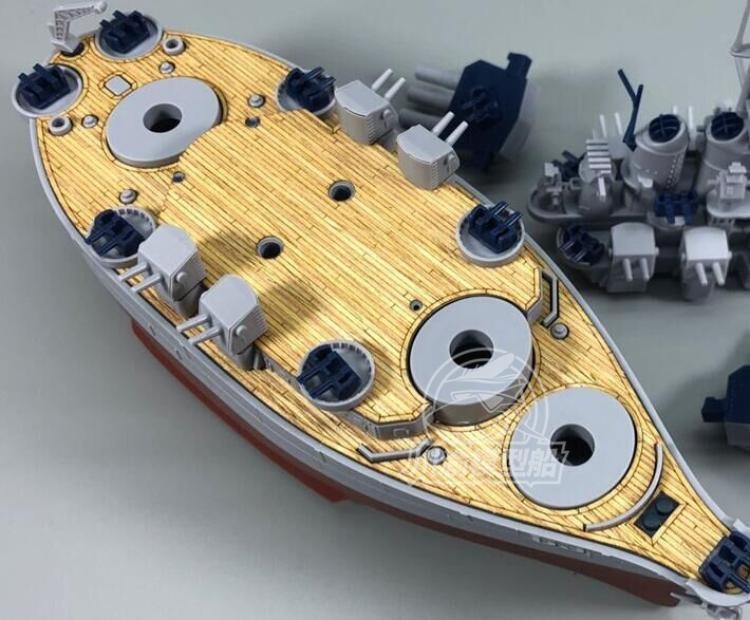 CYD003 MENG WB-004 Q version U.S. Missouri battleship wooden deck upgrade