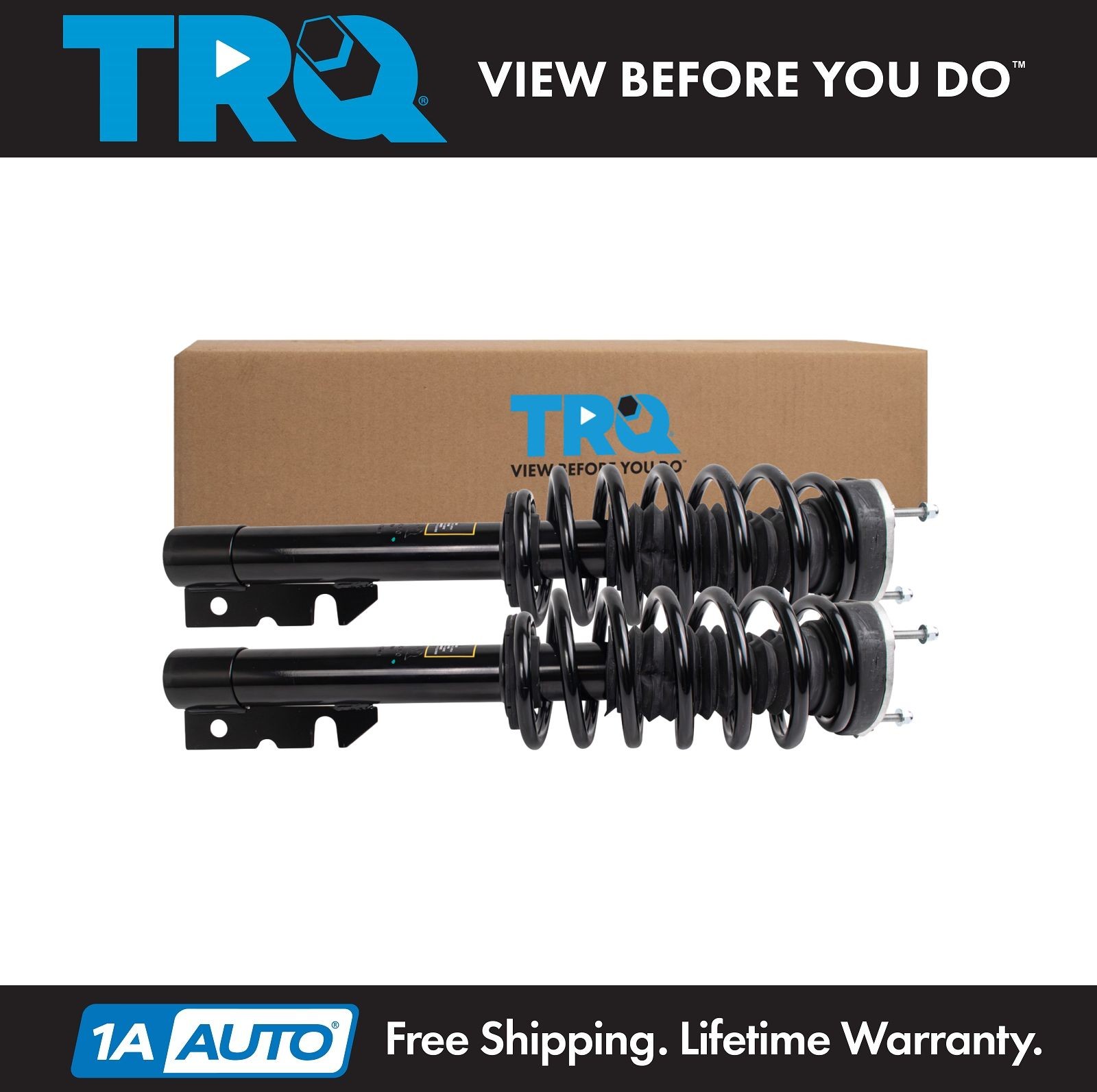 TRQ Front Shock & Spring Strut Assembly Set For 2021-2023 Jeep Grand Cherokee L