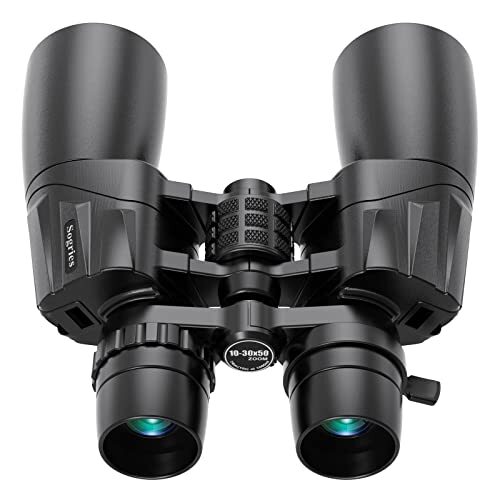 Zoom Binoculars for Adults, High Powered Military Binoculars for Bird 10-30x50