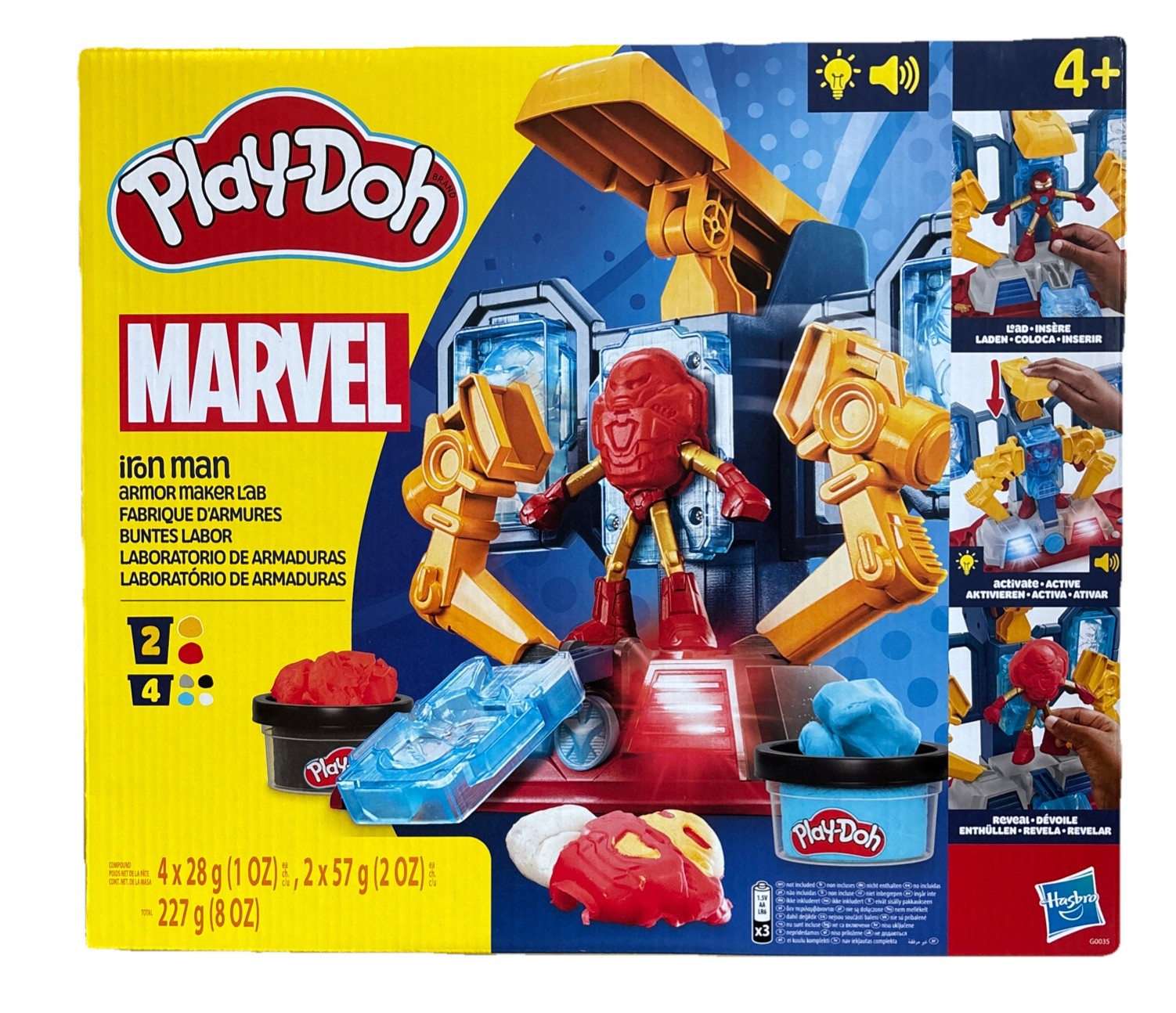 Play-Doh Marvel Iron Man Armor Maker Lab Playset with Iron Man Action Figure