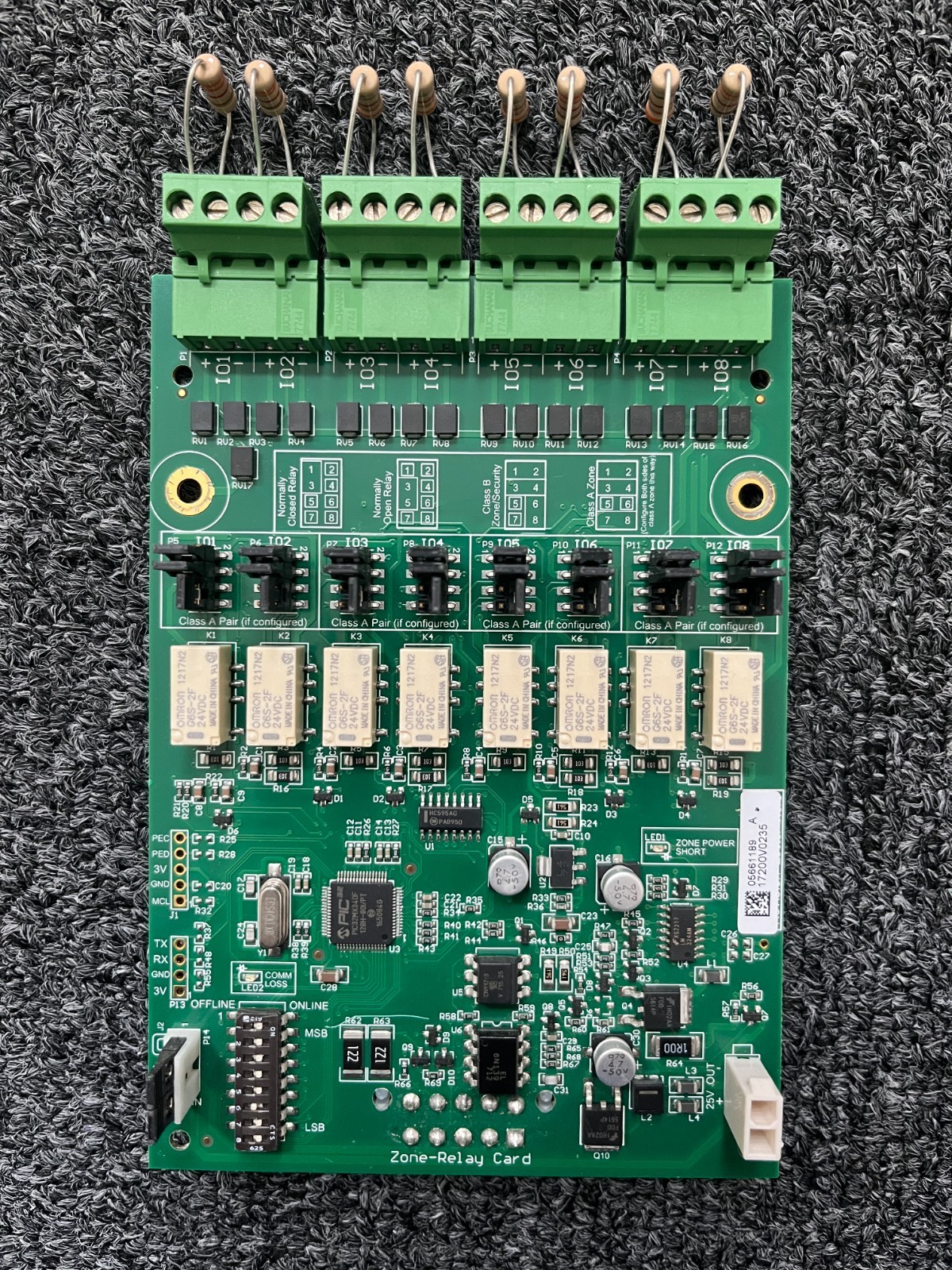 Simplex 4010-9935 8-Point Zone/Relay Module for 4010ES Panel USED TESTED