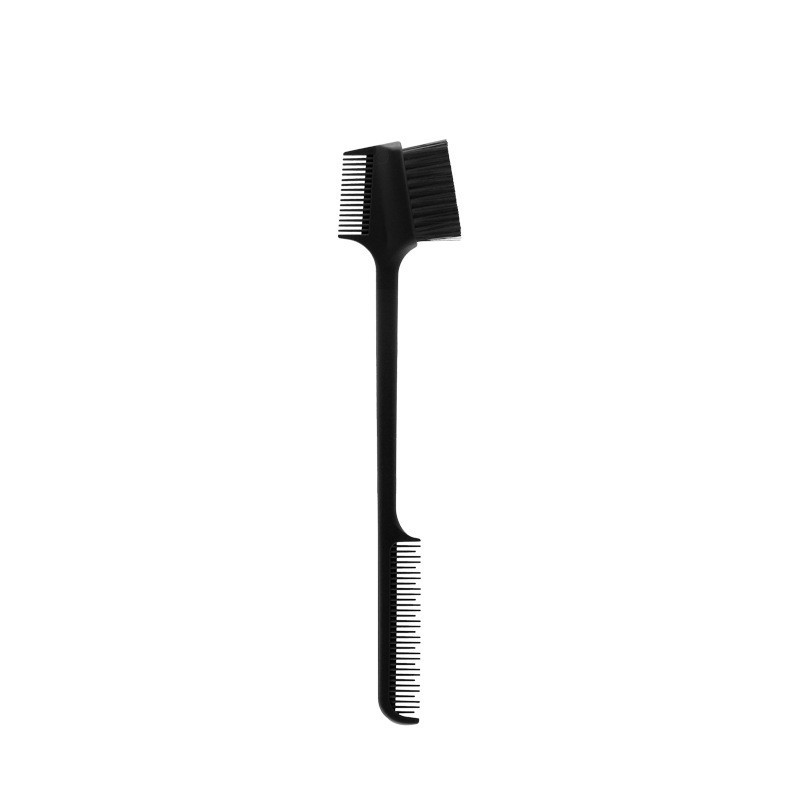 Reusable Plastic Double-Ended Eyelash Comb & Brush Tool, Multicolor