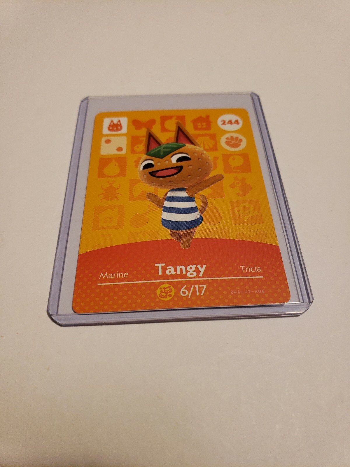 Tangy # 244 Animal Crossing Amiibo Card Series 3 AUTHENTIC NEW NEVER SCANNED!