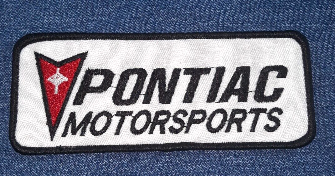 NOS Original 80s Vintage Pontiac Motorsports 5" Patch Car Racing NASCAR INDY