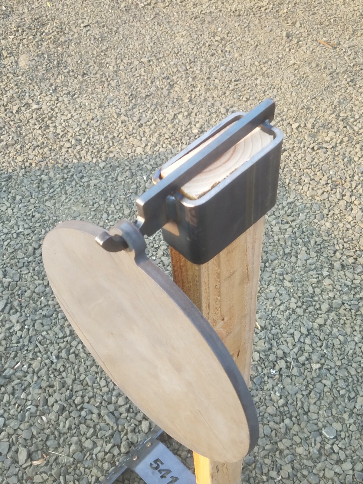 Collapsible 14" Cardboard & Gong hanger Stand Combo Setup