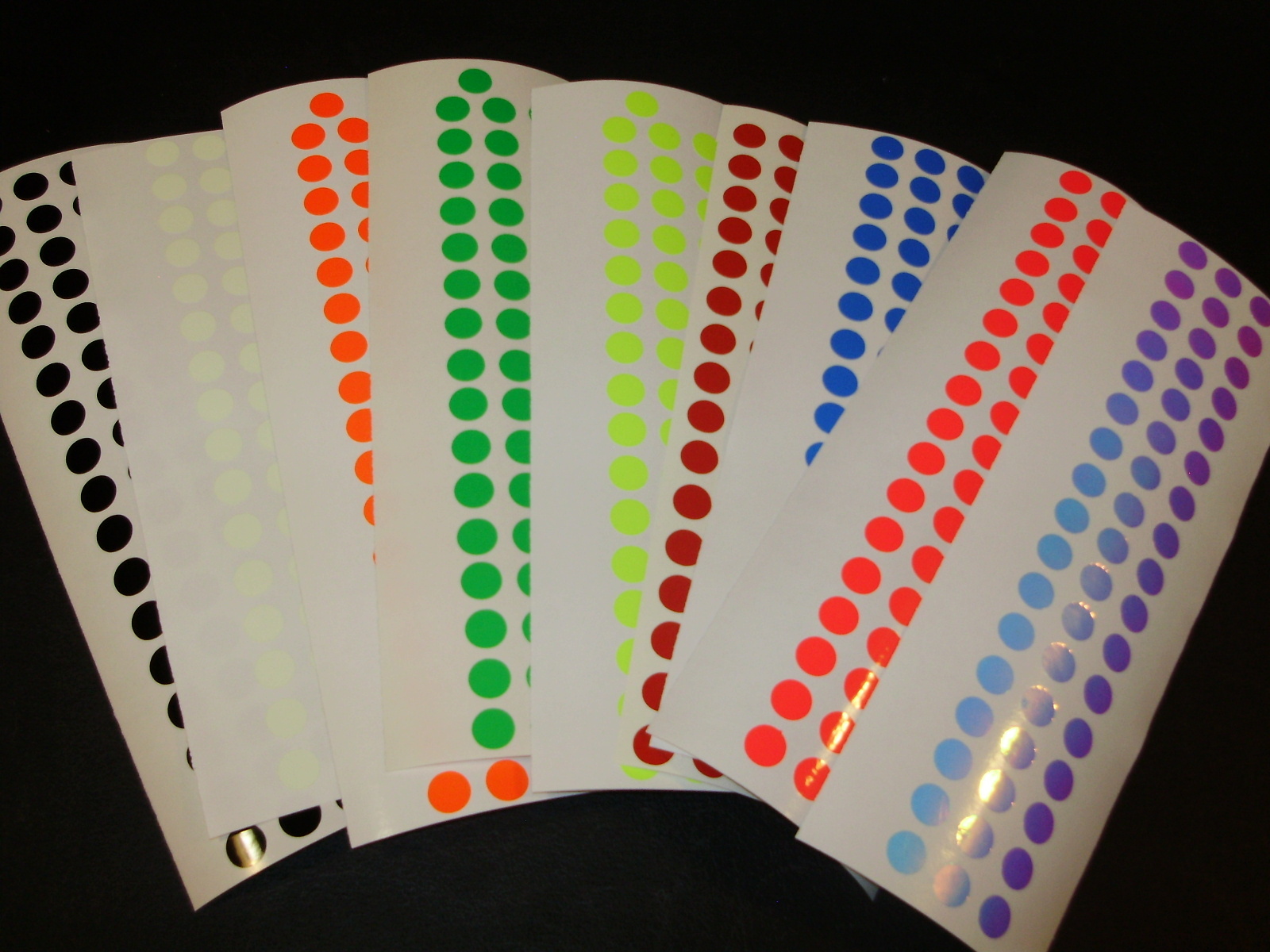 Lure Die Cut Circles 100 Pack IN 1/4", 3/8", and 1/2" Sizes