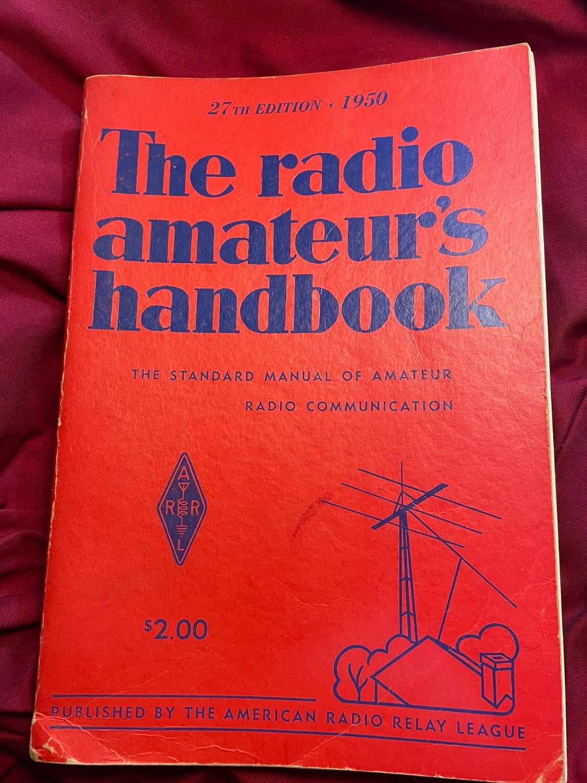 Vtg 1950 The Radio Amateur's Handbook 27th Edition Manual Paperback Book AARL