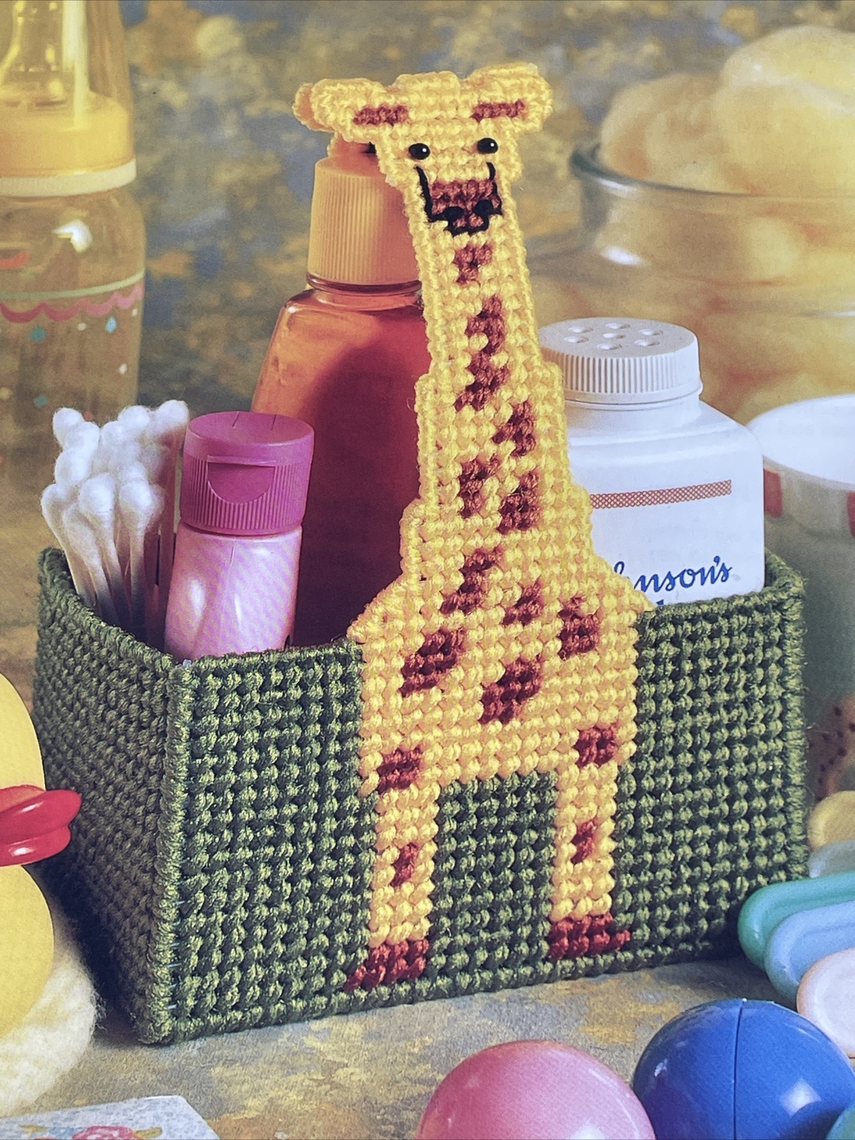 Giraffe Caddy Annie's Attic Plastic Canvas Pattern